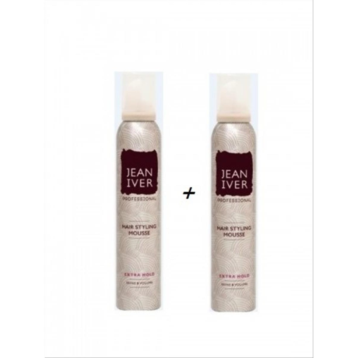 Jean Iver Styling Mousse Extra Hold 1+1 FREE