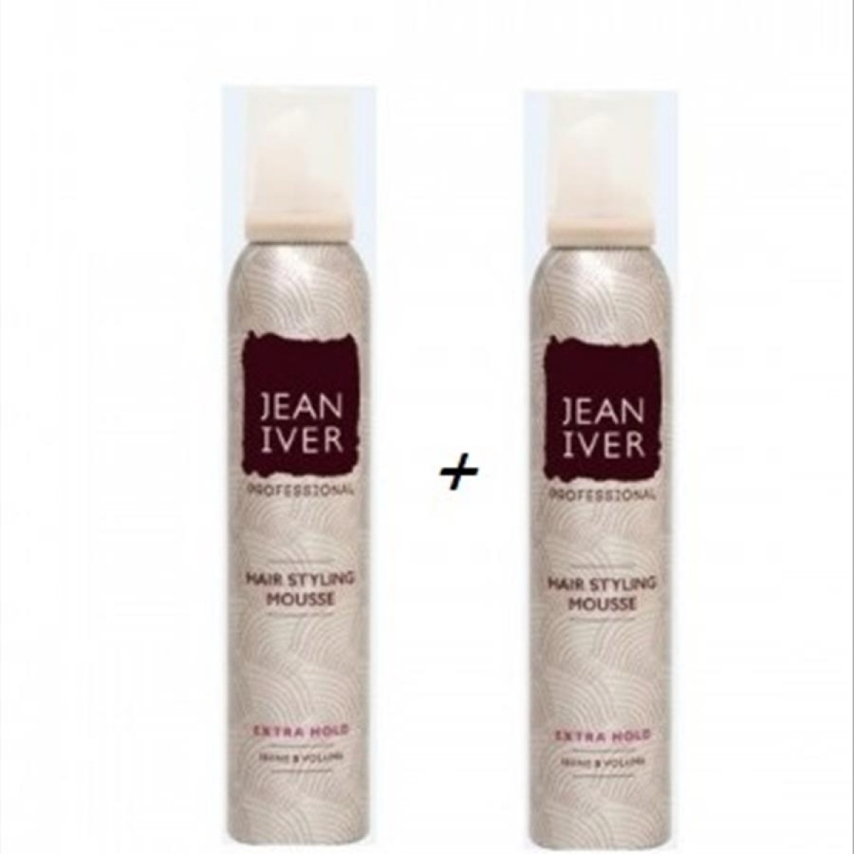 Αφρός  Jean Iver Styling Mousse Extra Hold 1+1 ΔΩΡΟ