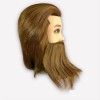 Male Training Doll with Beard Natural Hair 21cm