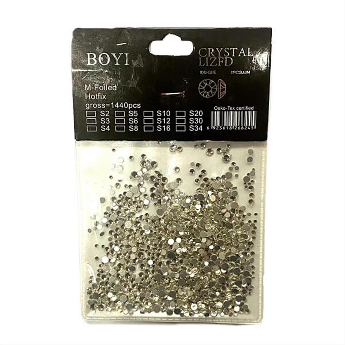 Nail Rhinestones Mix Size Clear Crystal 1440pcs Crystal Lizfd 40087