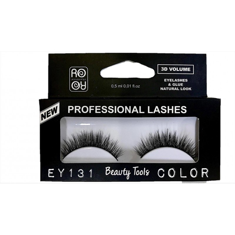 3D RORO eyelashes with glue EY131