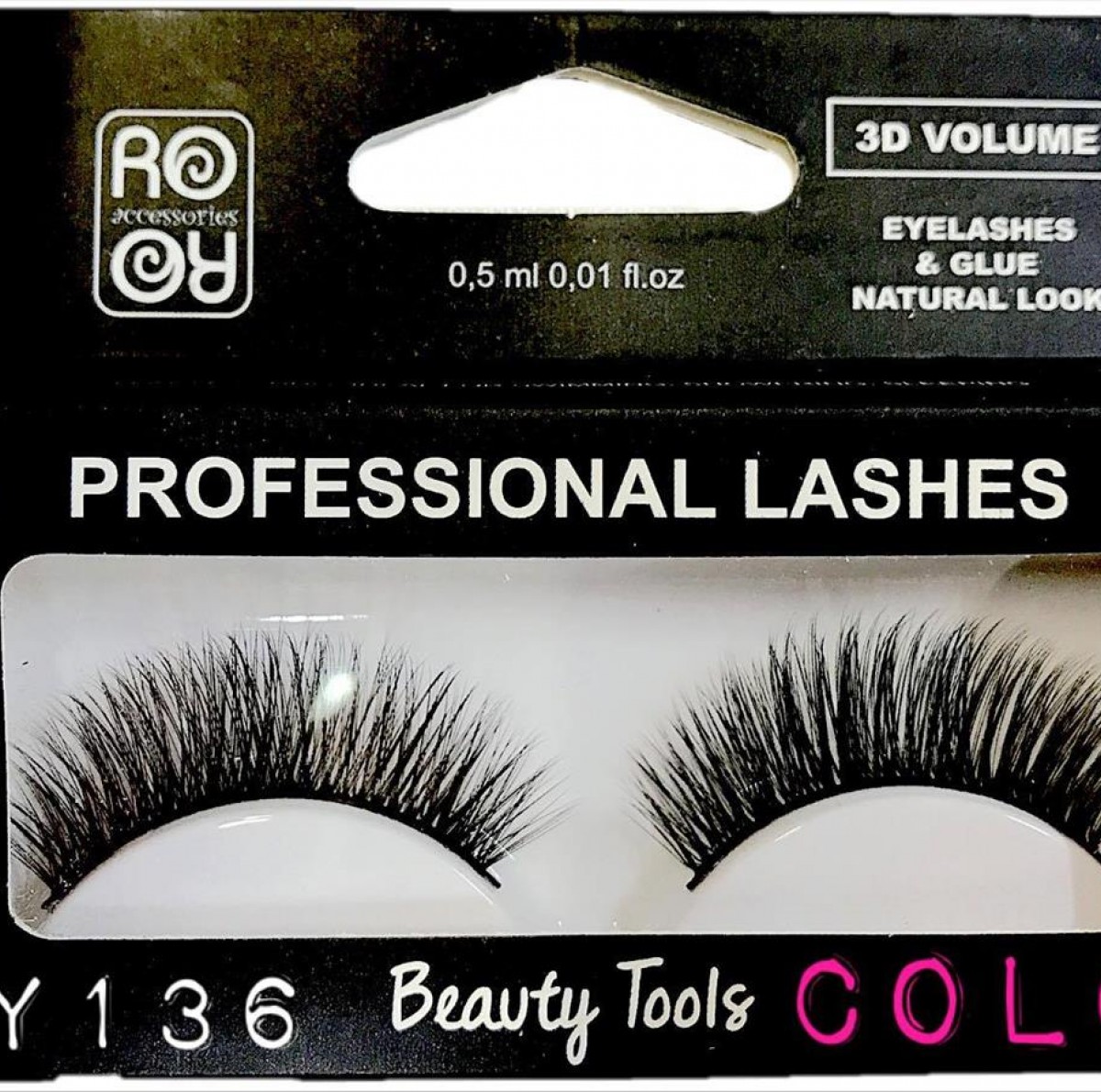 3D RoRO eyelashes with EY136 glue