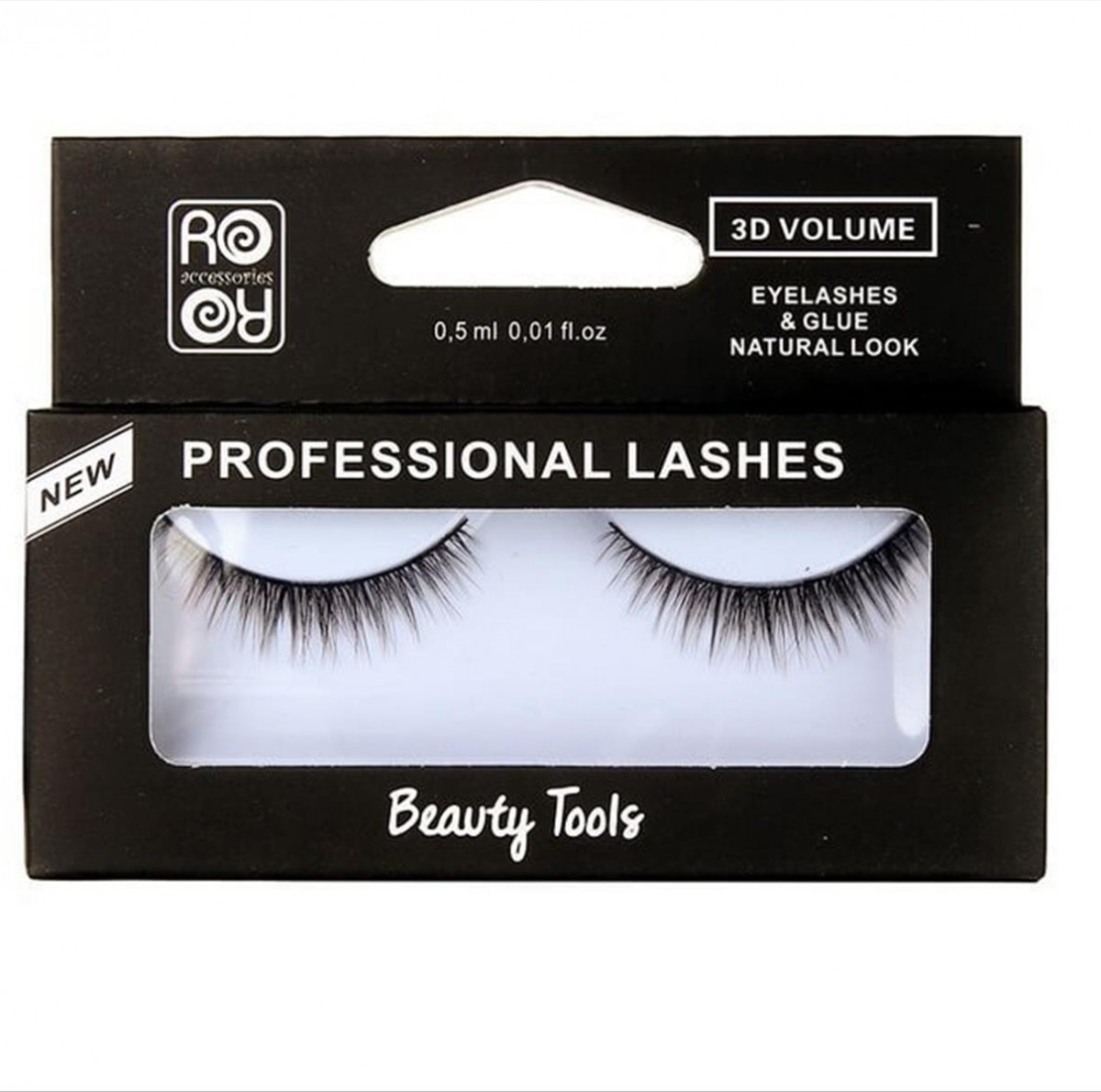 3D RORO eyelashes with glue EY151