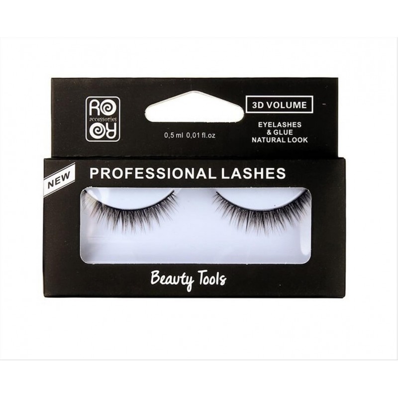 3D RORO eyelashes with glue EY151