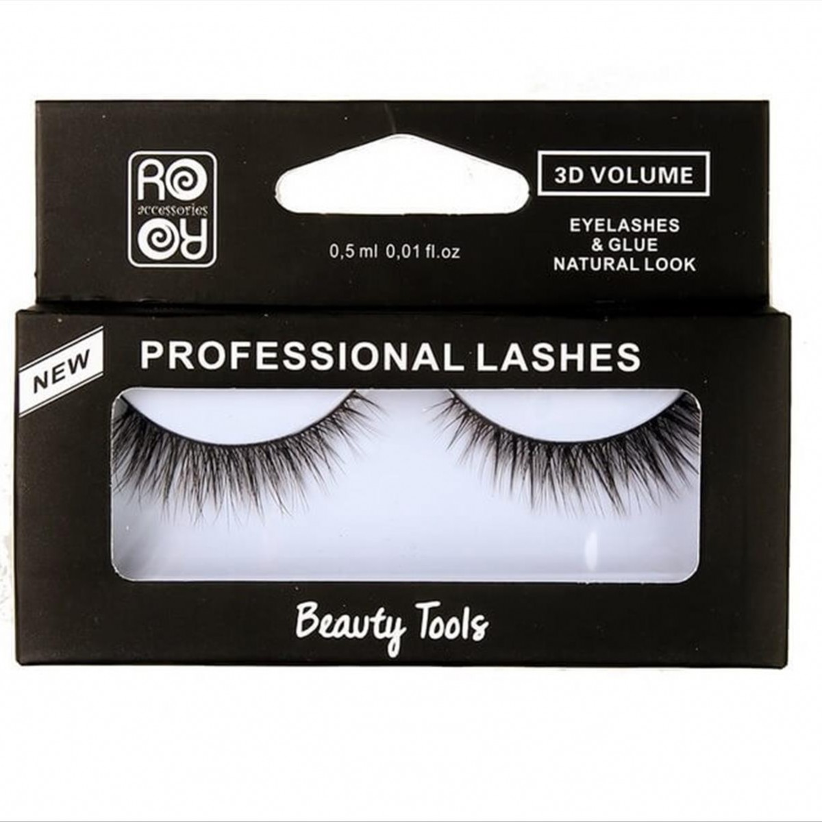 3D RORO eyelashes with glue EY156