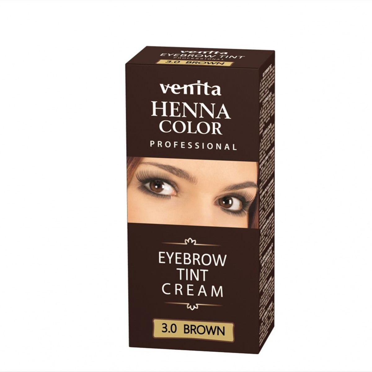 Eyebrow tint cream henna brown Venita