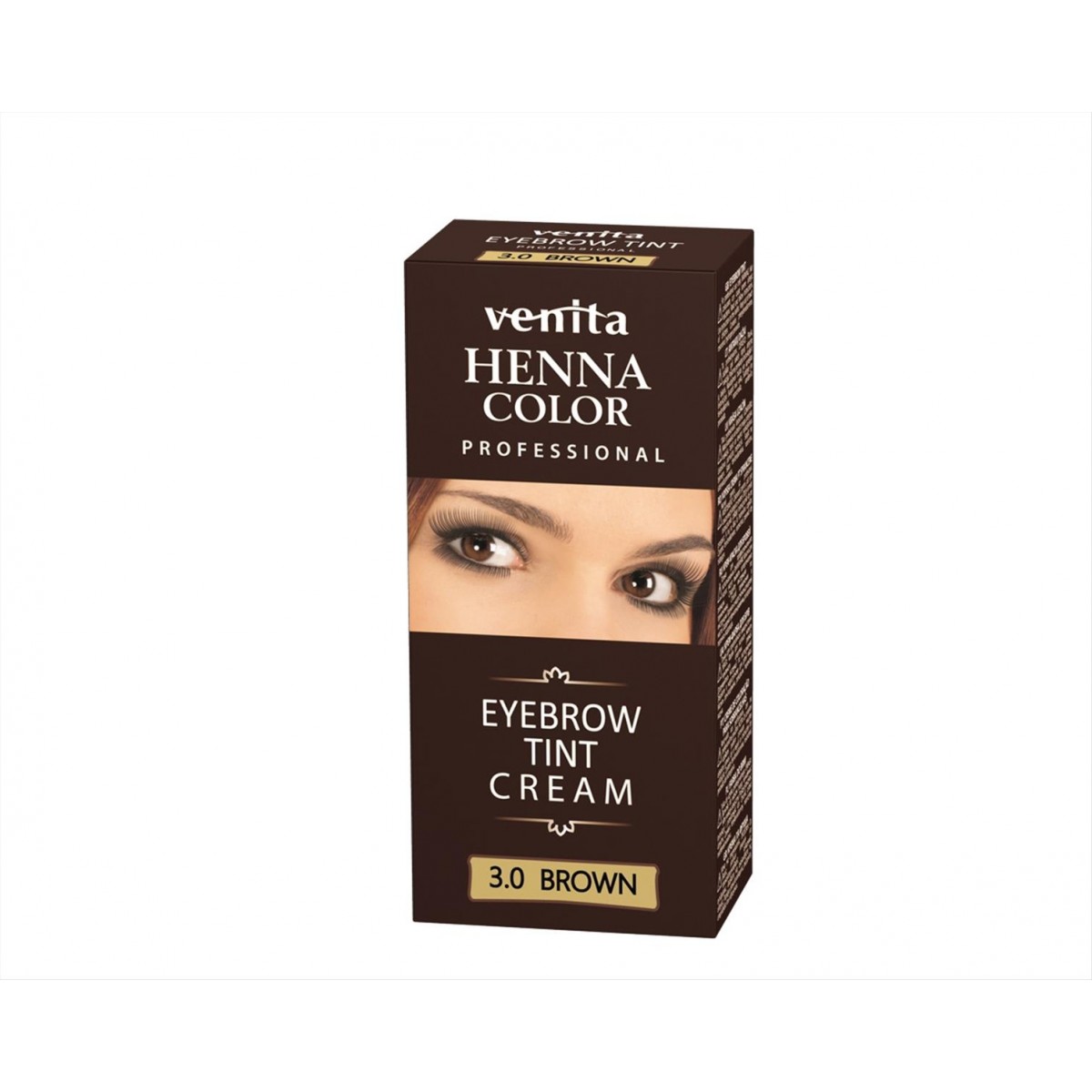 Eyebrow tint cream henna brown Venita