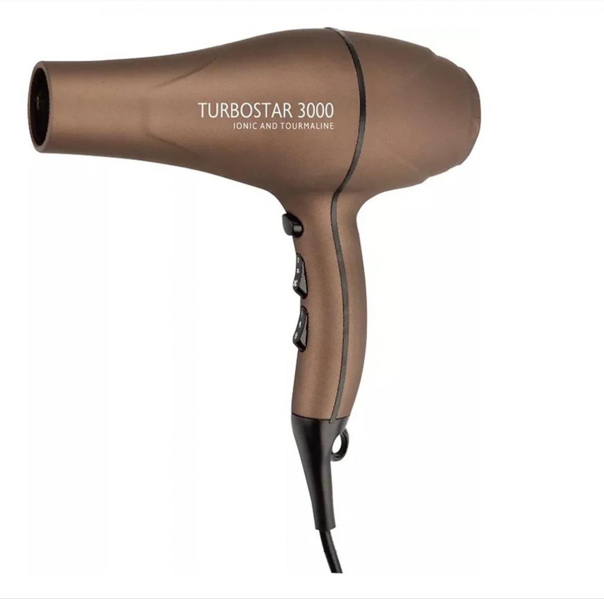 Hairdryer Turbostar 3000 Ionic and Tourmaline Brown 2400 Watt