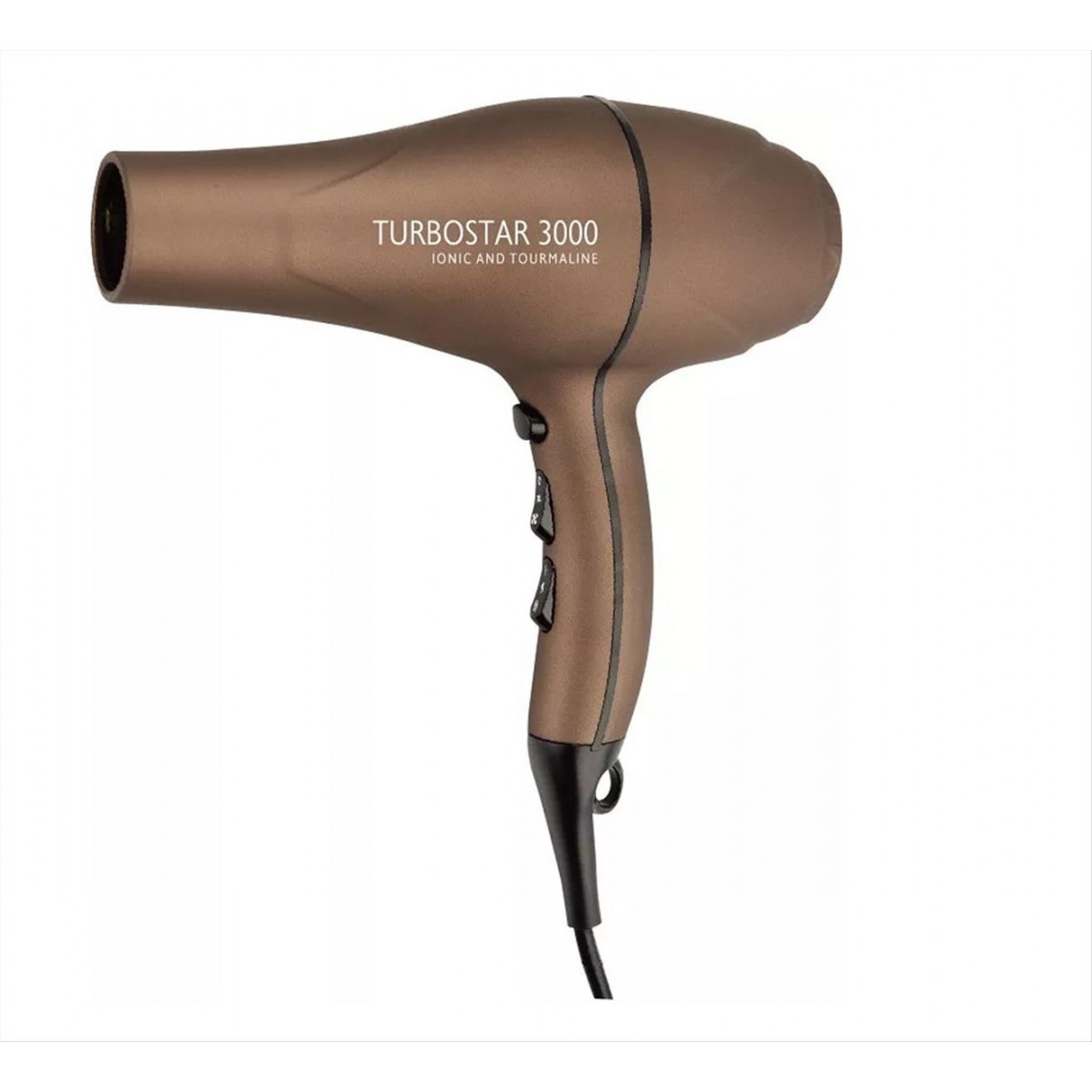 Hairdryer Turbostar 3000 Ionic and Tourmaline Brown 2400 Watt