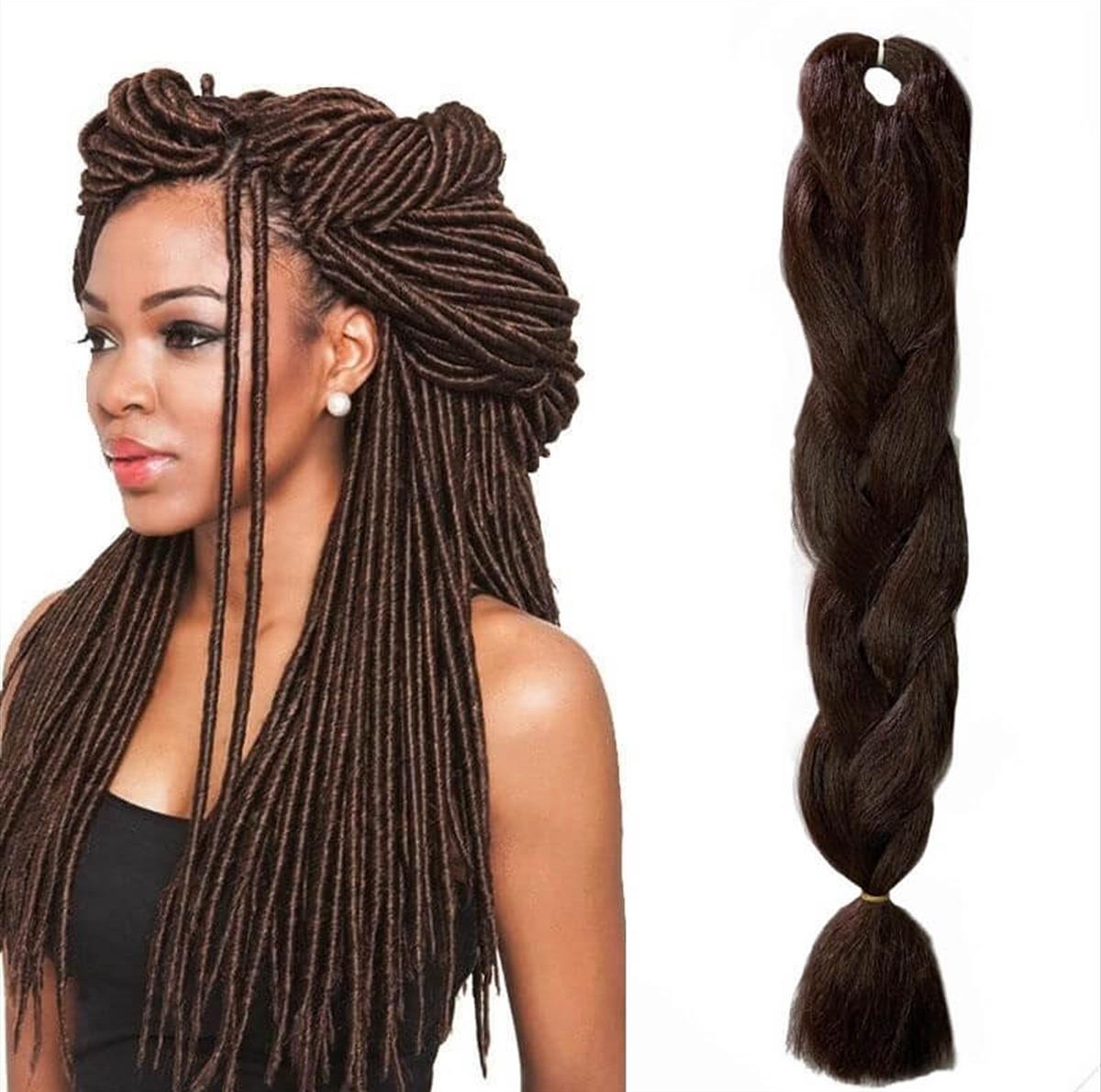 Hair For Rasta No6 Light Brown (Castano Chiaro) 120cm