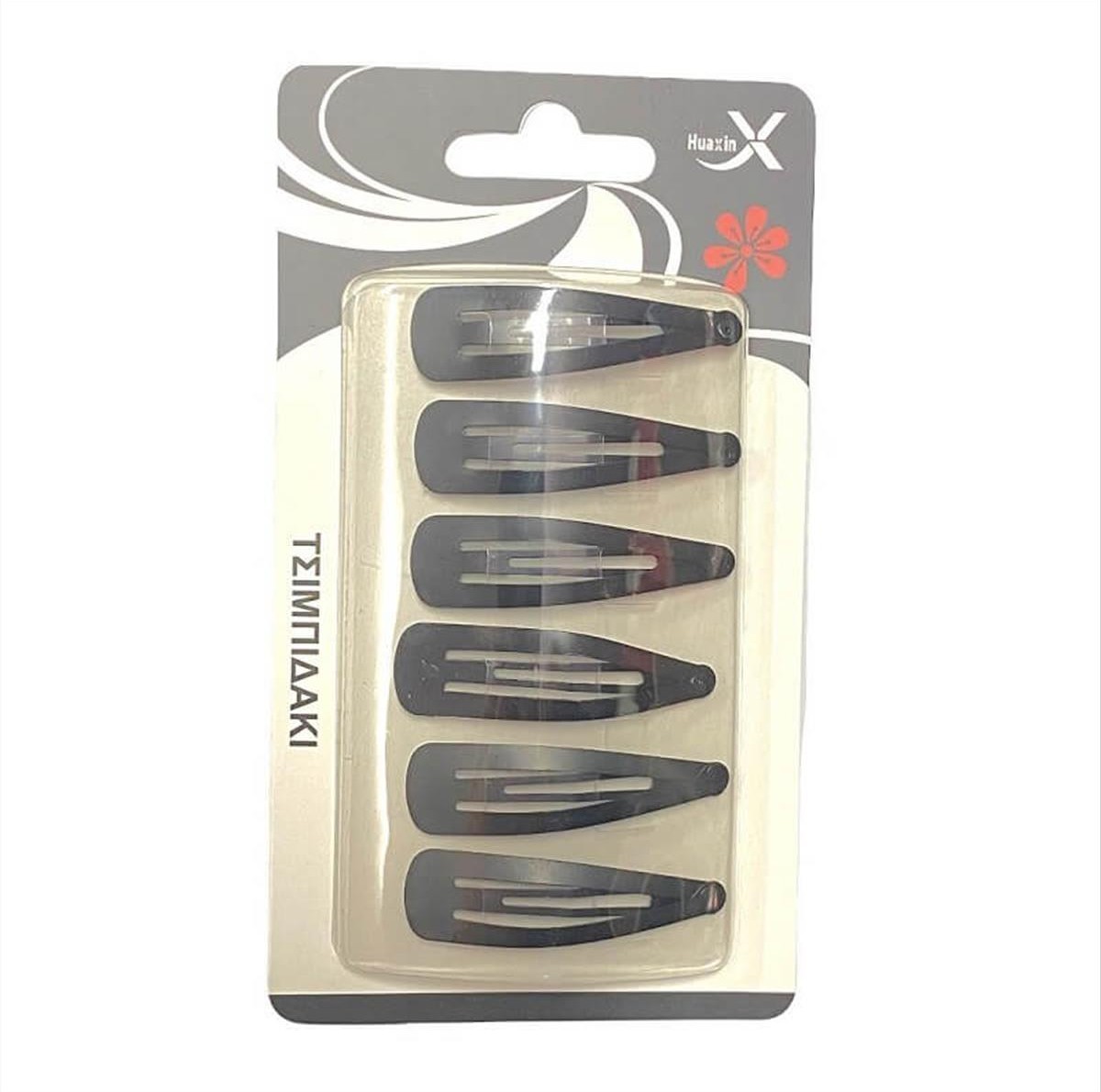 Set of hair clips of 6 pieces Huaxin