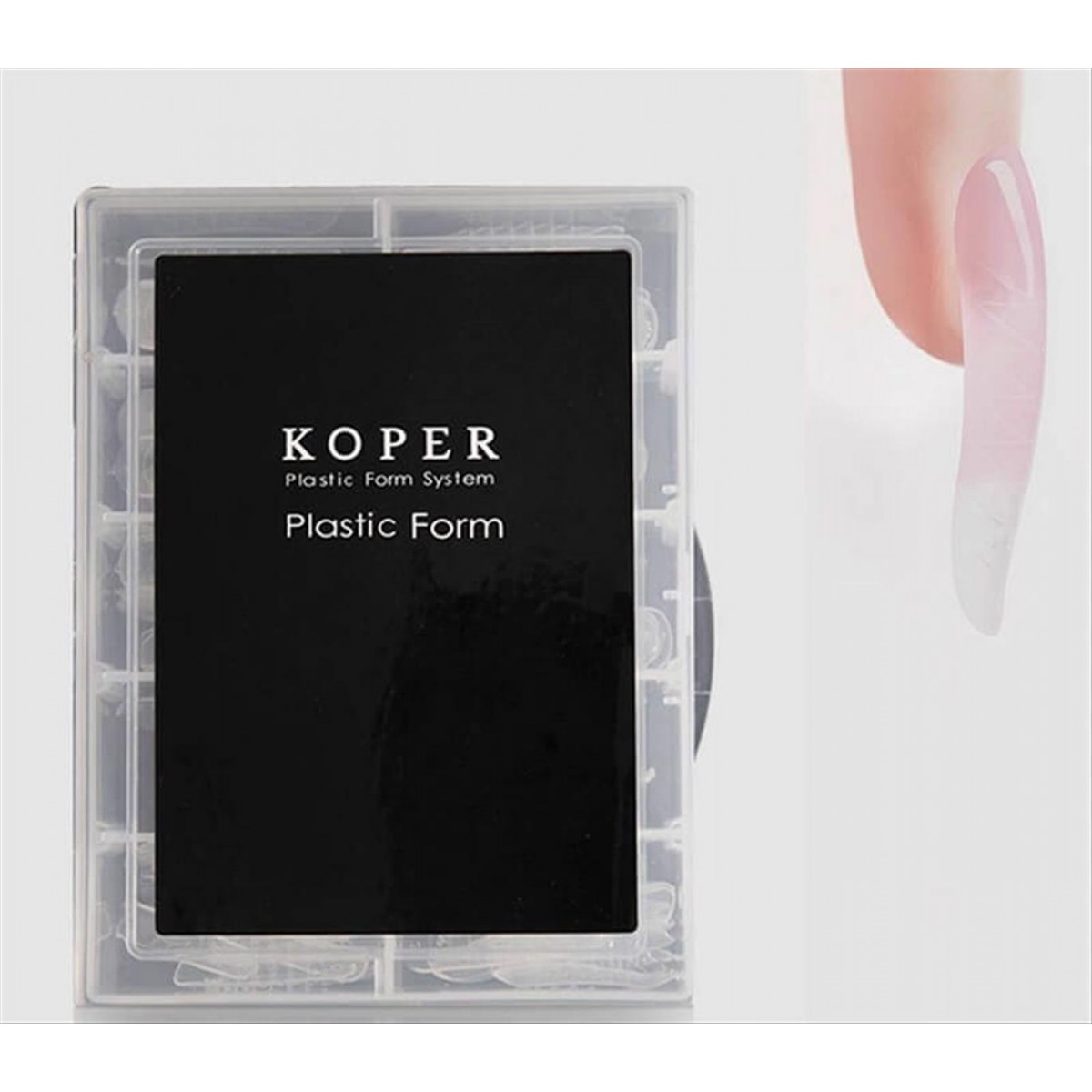 Plastic Dual Form Nails Koper 120pcs