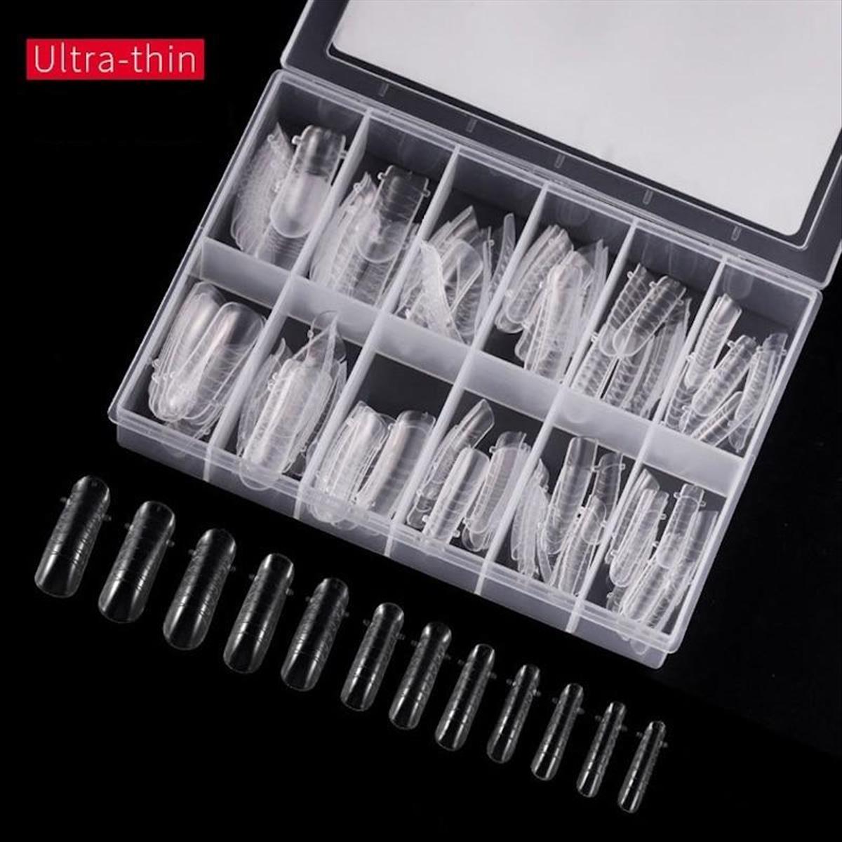 Plastic Dual Form Nails Koper 120pcs