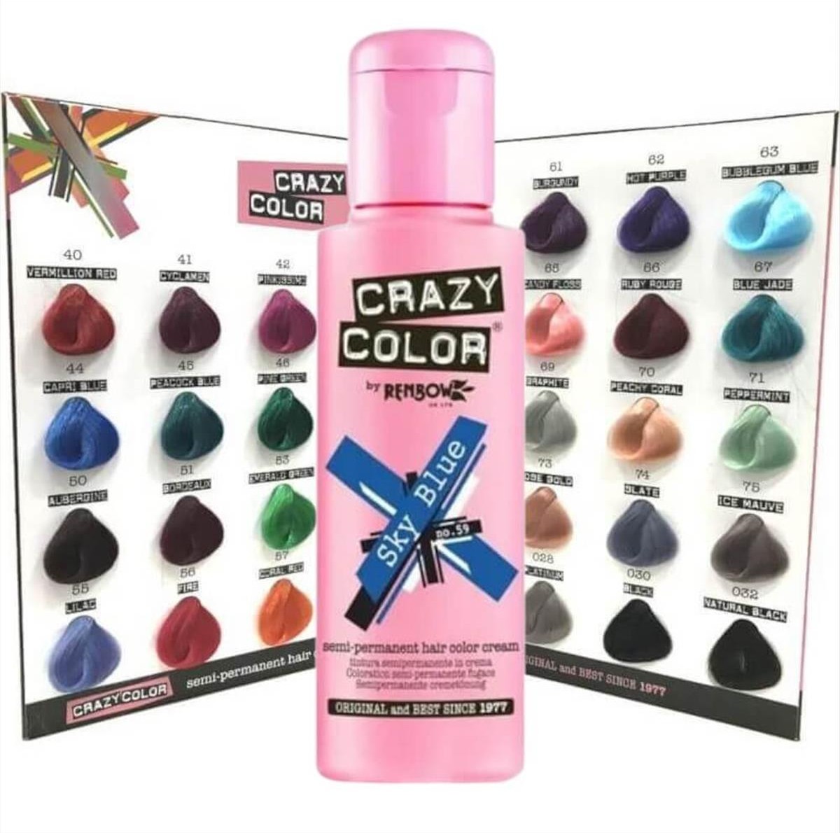 Ημιμόνιμη Βαφή Crazy Color 100ml