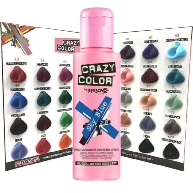 Ημιμόνιμη Βαφή Crazy Color 100ml