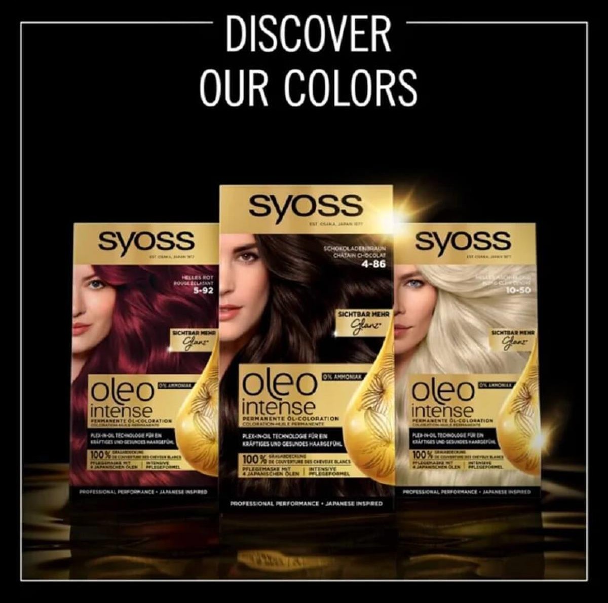 Hair Color Syoss Oleo Intense Kit 50ml