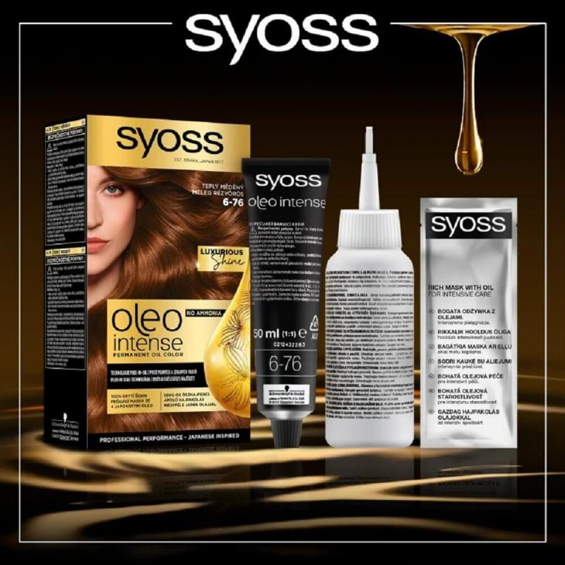 Hair Color Syoss Oleo Intense Kit 50ml