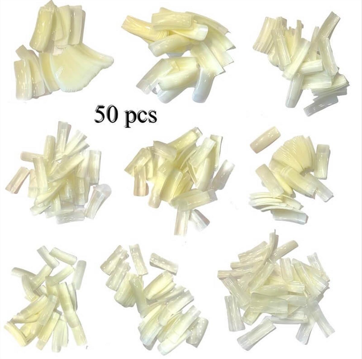 Nails Beige Envelope - 50 pcs