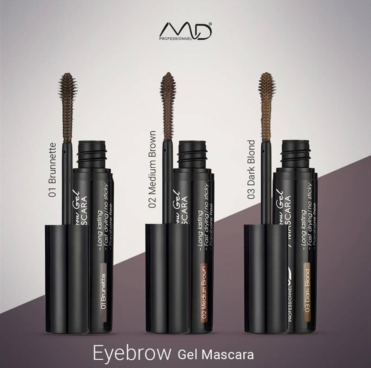 MD Mascara Eye Brow Gel 01 Brown 9ml