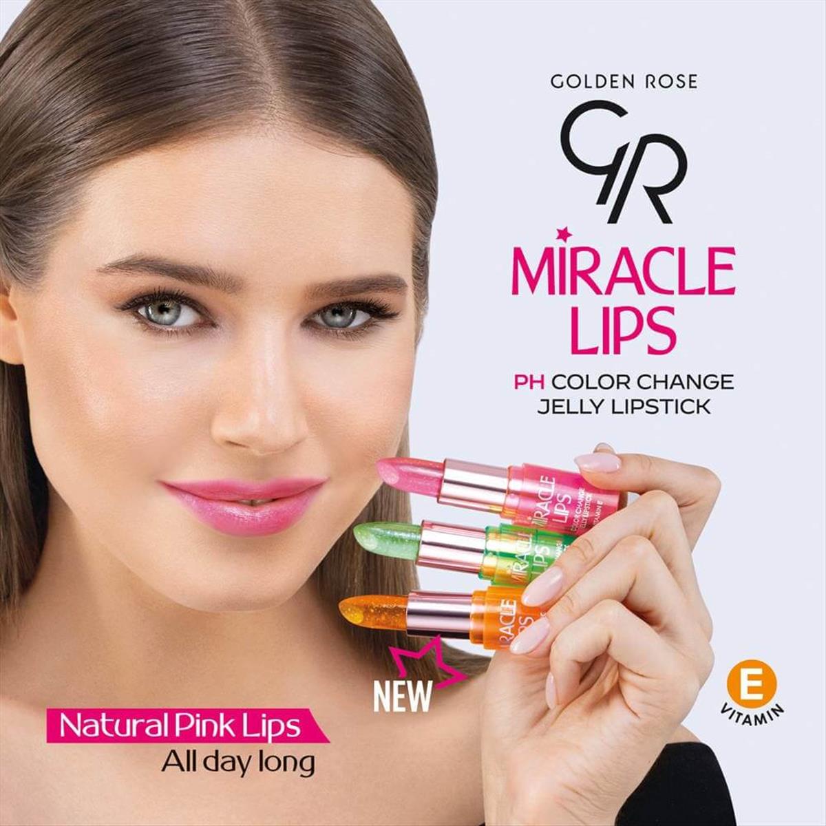 Golden Rose Miracle Lips Color Change Jelly Lipstick 3.7g