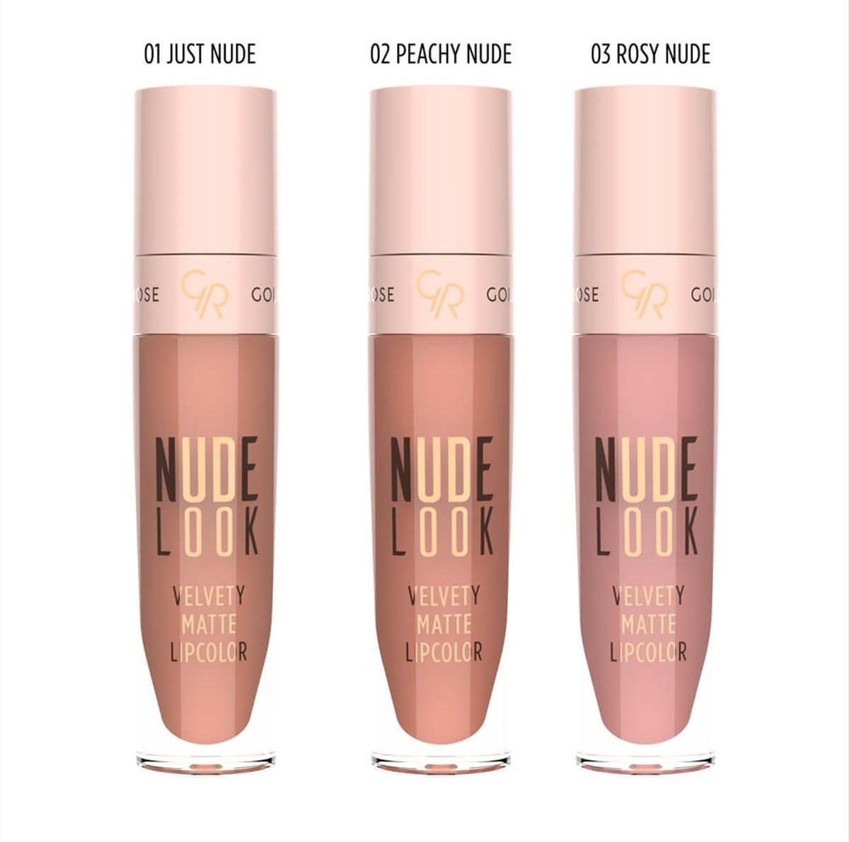 Nude Look Velvety Matte LipColor Golden Rose