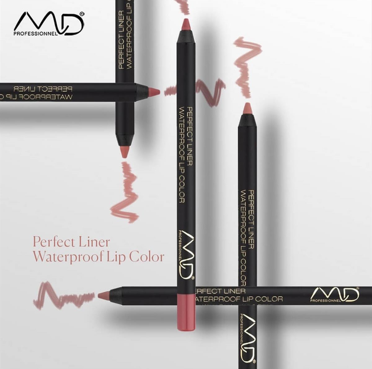 Md Perfect Liner Waterproof LiP Color Μολύβι Χειλιών