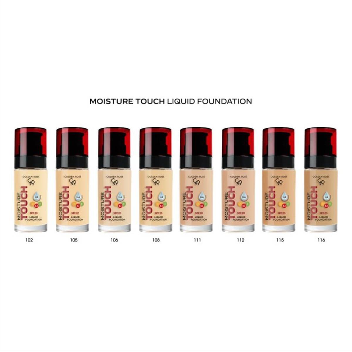 Golden Rose Moisture Touch Liquid Foundation 30ml