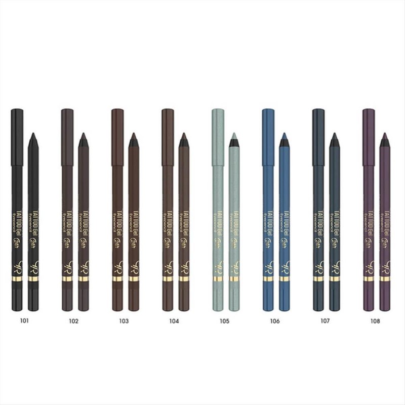 Tattoo Eye Gel Pencil Golden Rose
