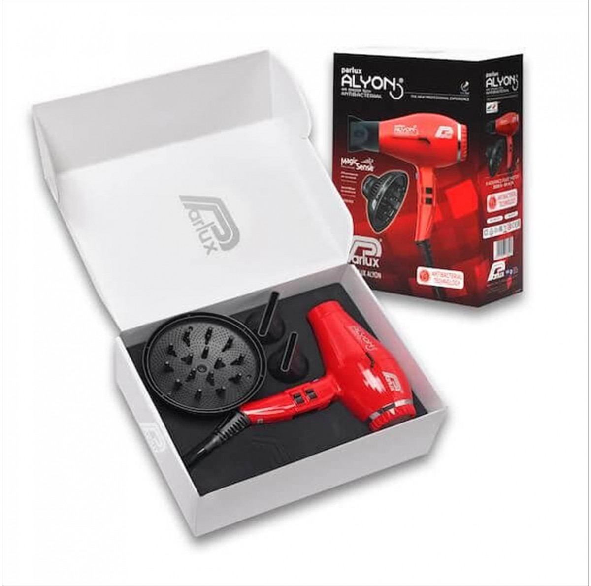Parlux Alyon Red + Magic Sense Diffusore  2250 watt