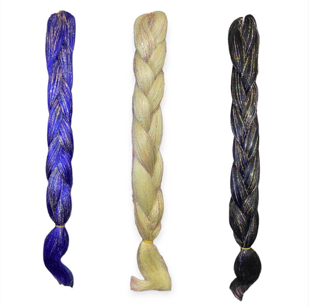 Braiding Hair With Tinsels 125cm