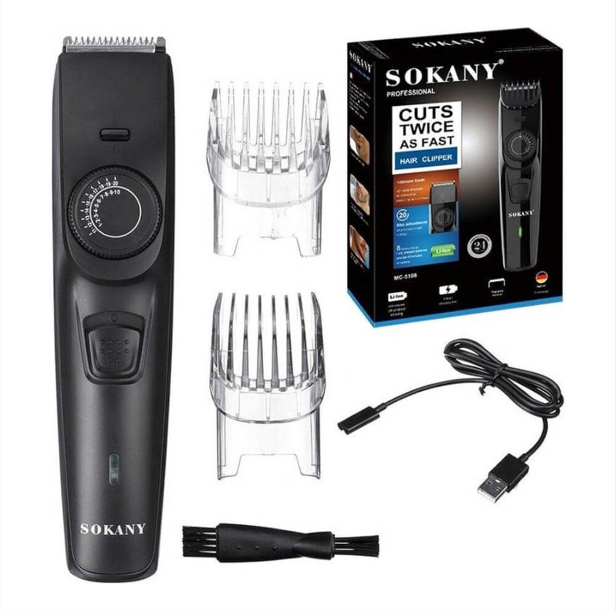 Trimmer Hair Clipper Sokany MC-5108