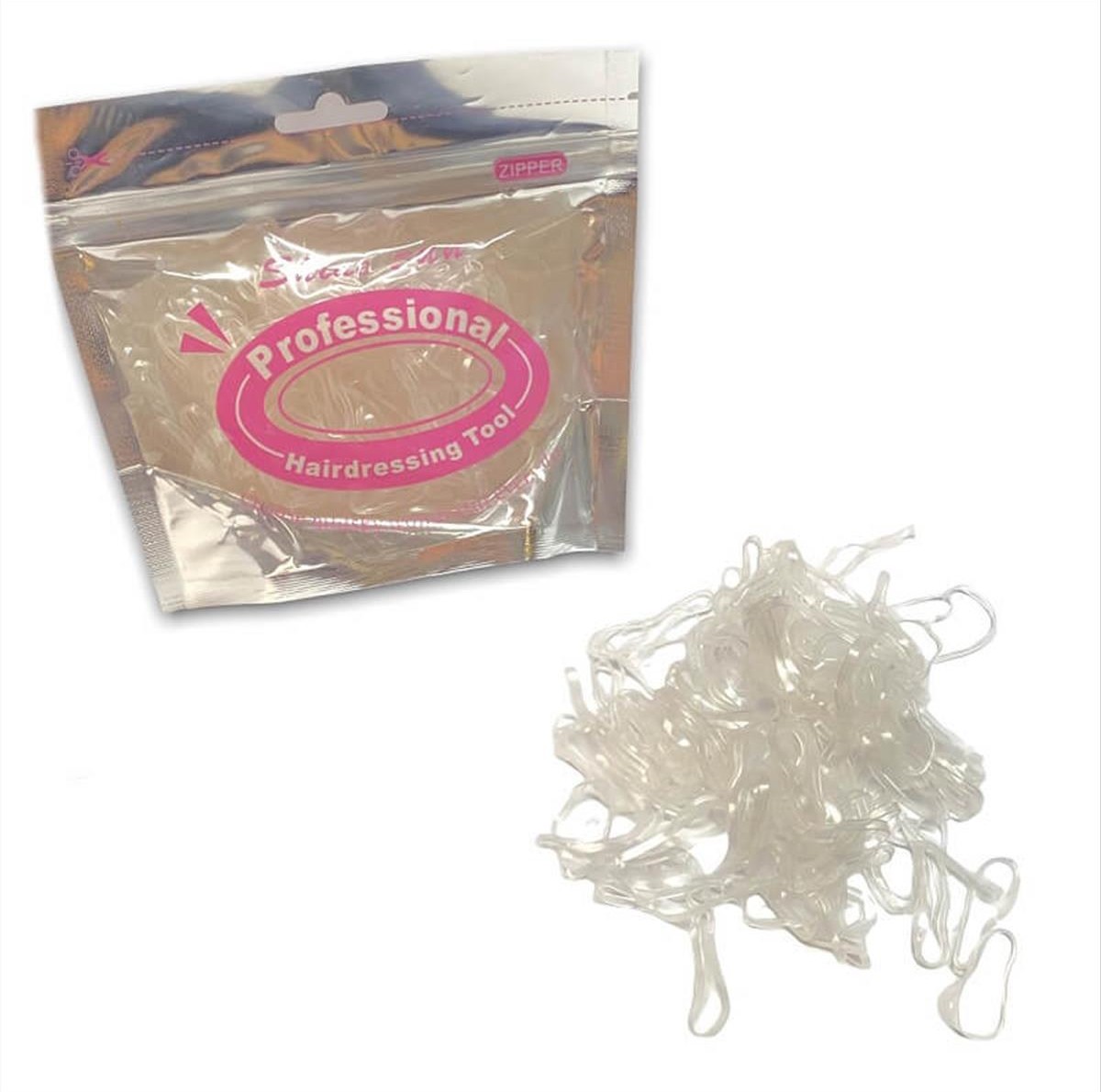 Transparent Hair Rubber 20mm KK-BD 1000pcs