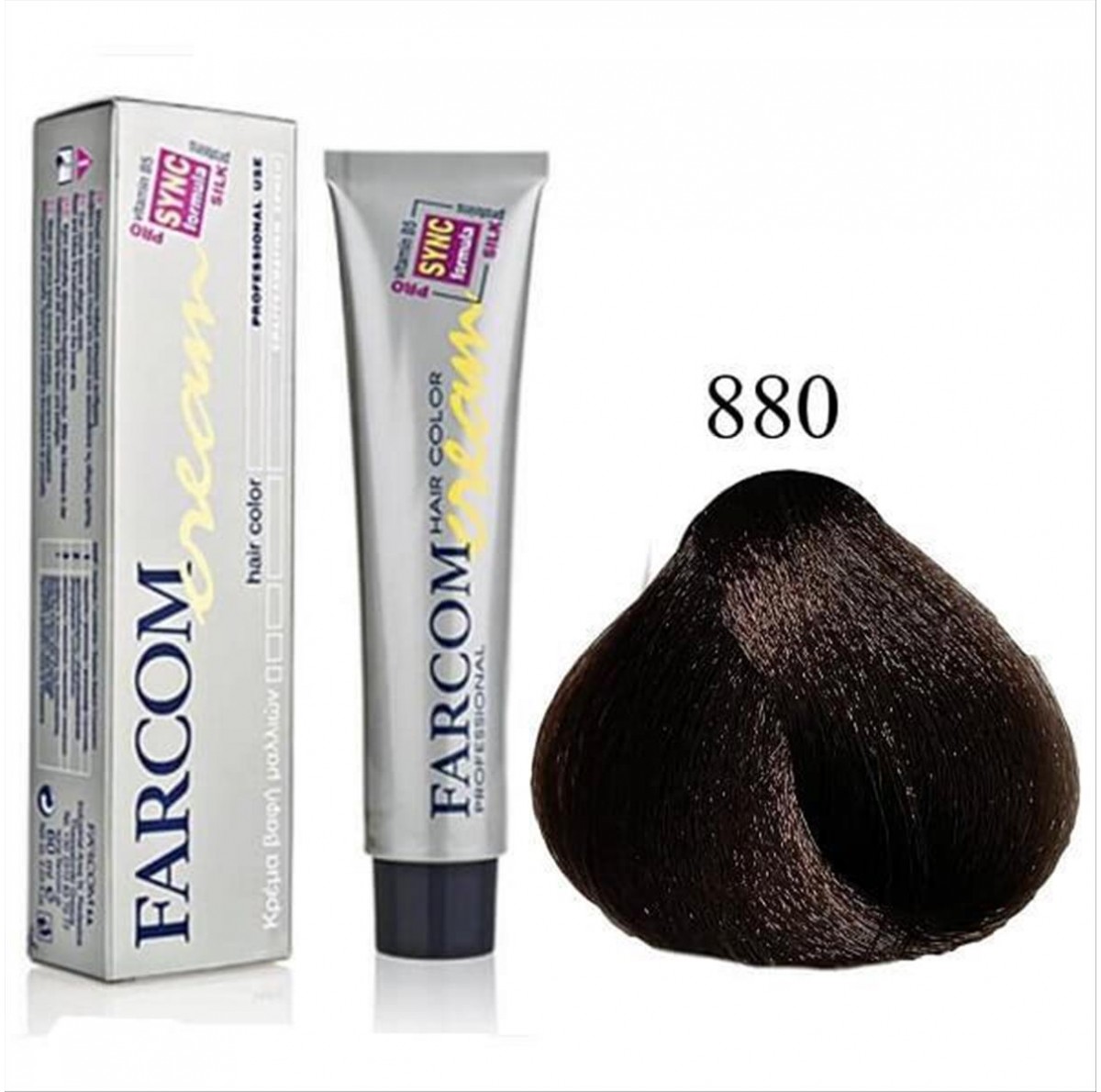 Hair Color Cream Farcom 880-60ml