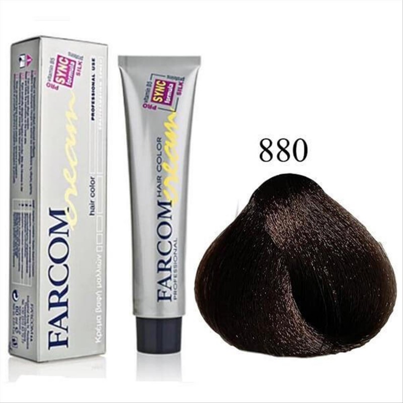 Hair Color Cream Farcom 880-60ml