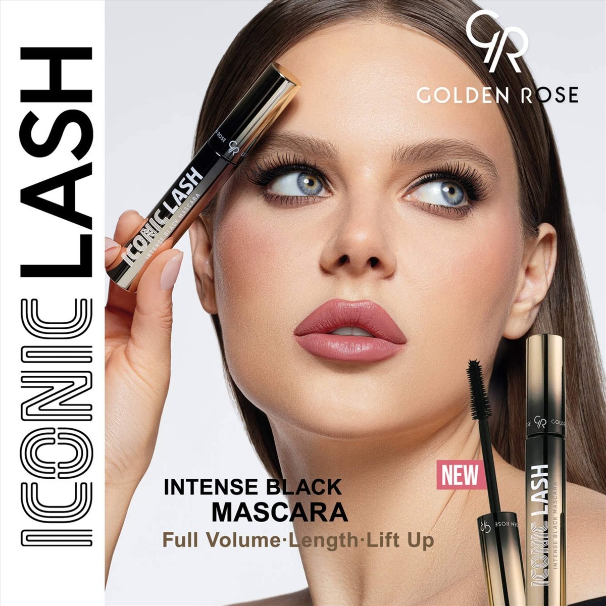 Mascara Iconic Intense Black Golden Rose