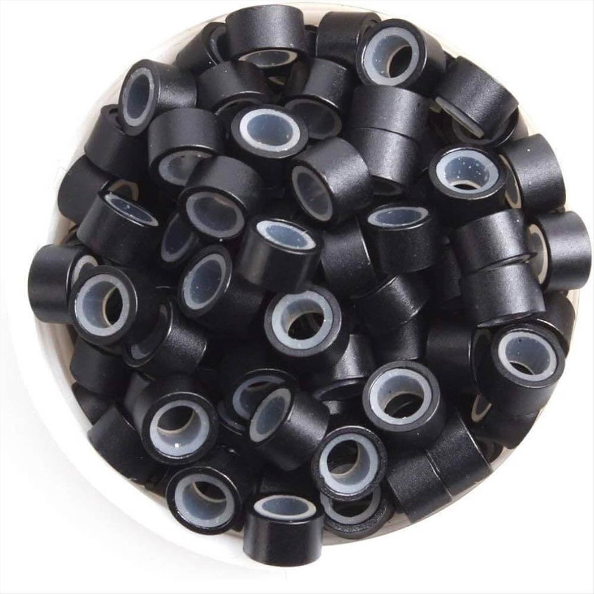 Rings For Extensions Black 100pcs