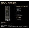 JRL Barber Neck Strip black 5pcs