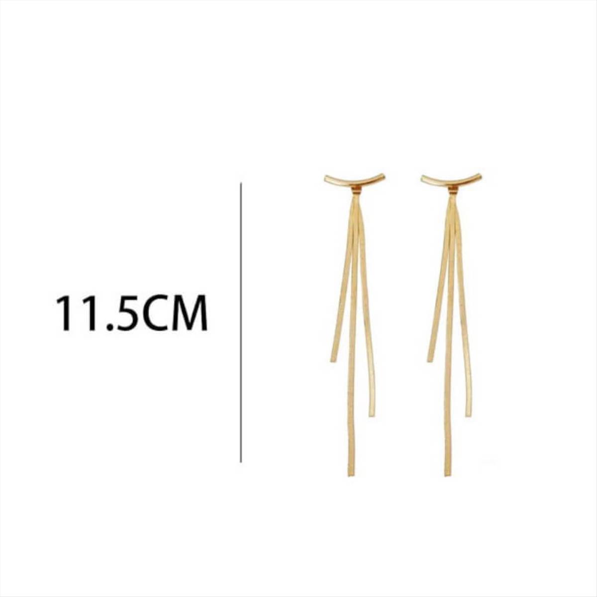 Gold Hanging Light Earrings - Momoca