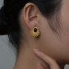 Pho Earrings with Gold Clips - Momoka