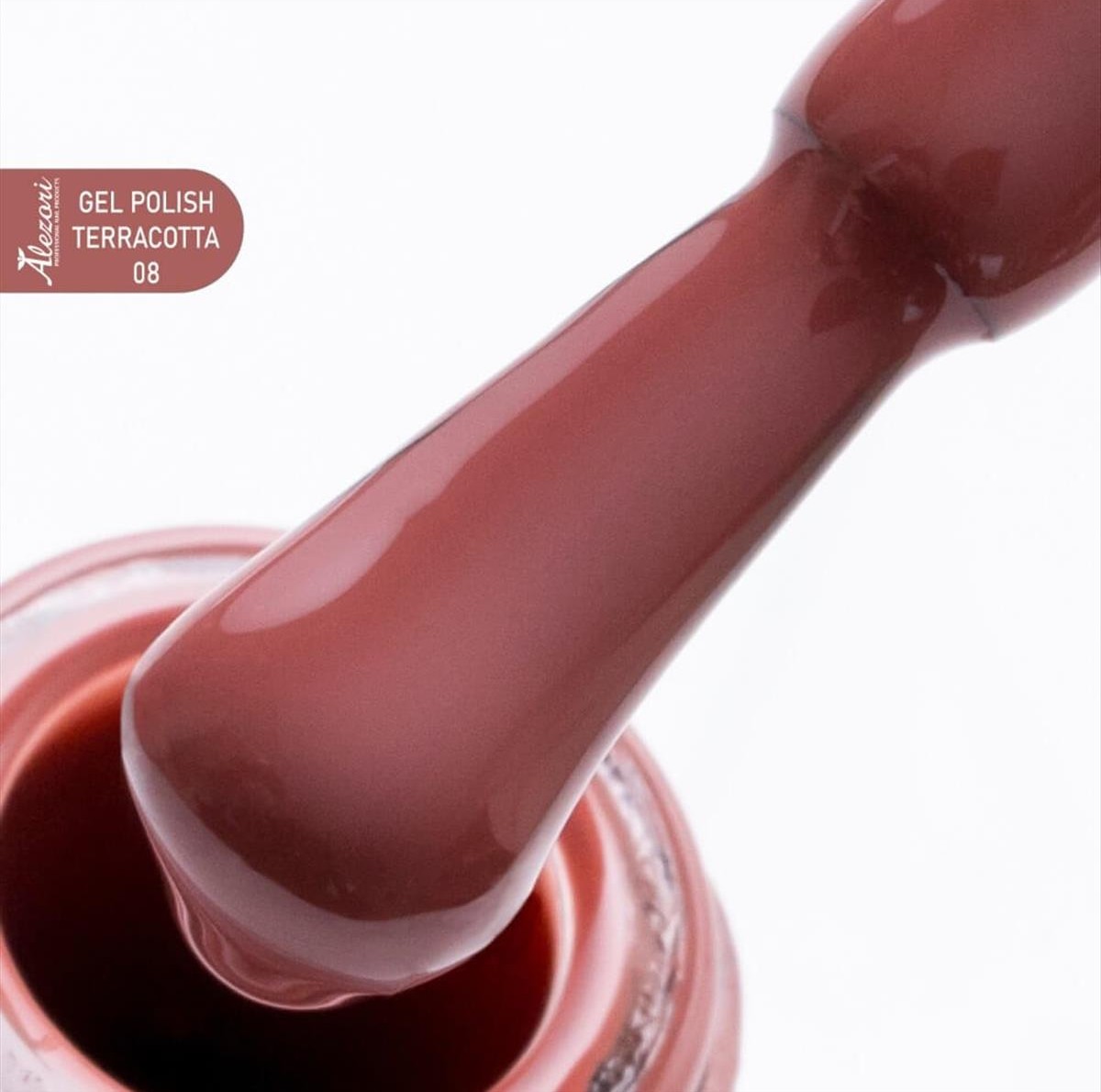 Alezori Ημιμόνιμο Βερνίκι Gel Polish 08 Terracotta 15ml