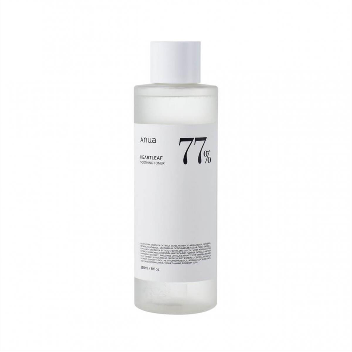 Heartleaf 77% soothing toner 250ml Anua