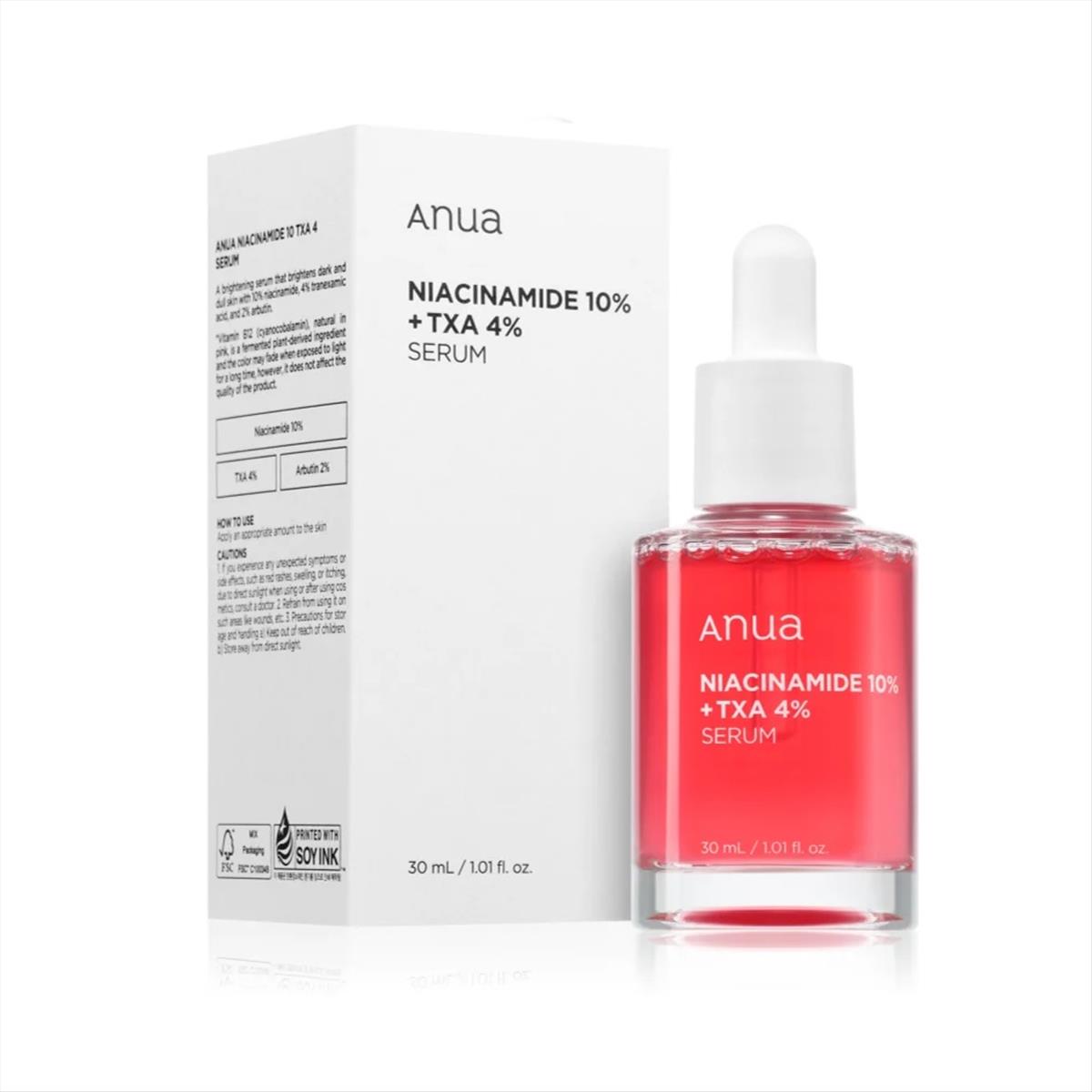 Dark spot serum niacinamide 10% + TXA 4%  30ml Anua