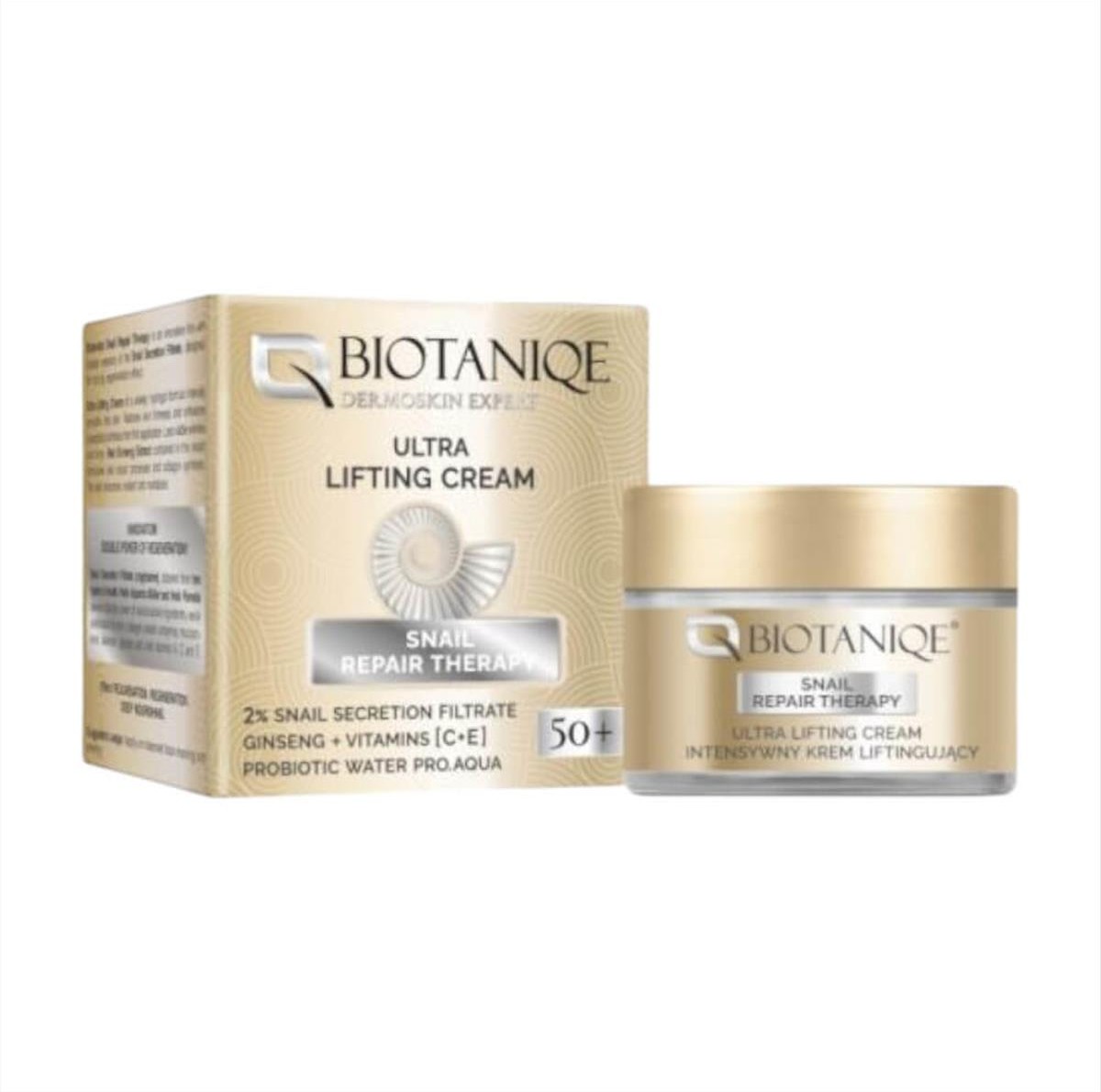 Biotanique Κρέμα Προσώπου Αντιρυτιδική 50+ Snail Ultra Lifting 50ml