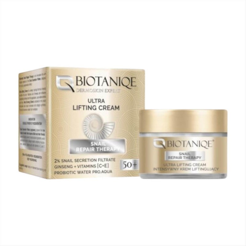 Biotanique Κρέμα Προσώπου Αντιρυτιδική 50+ Snail Ultra Lifting 50ml