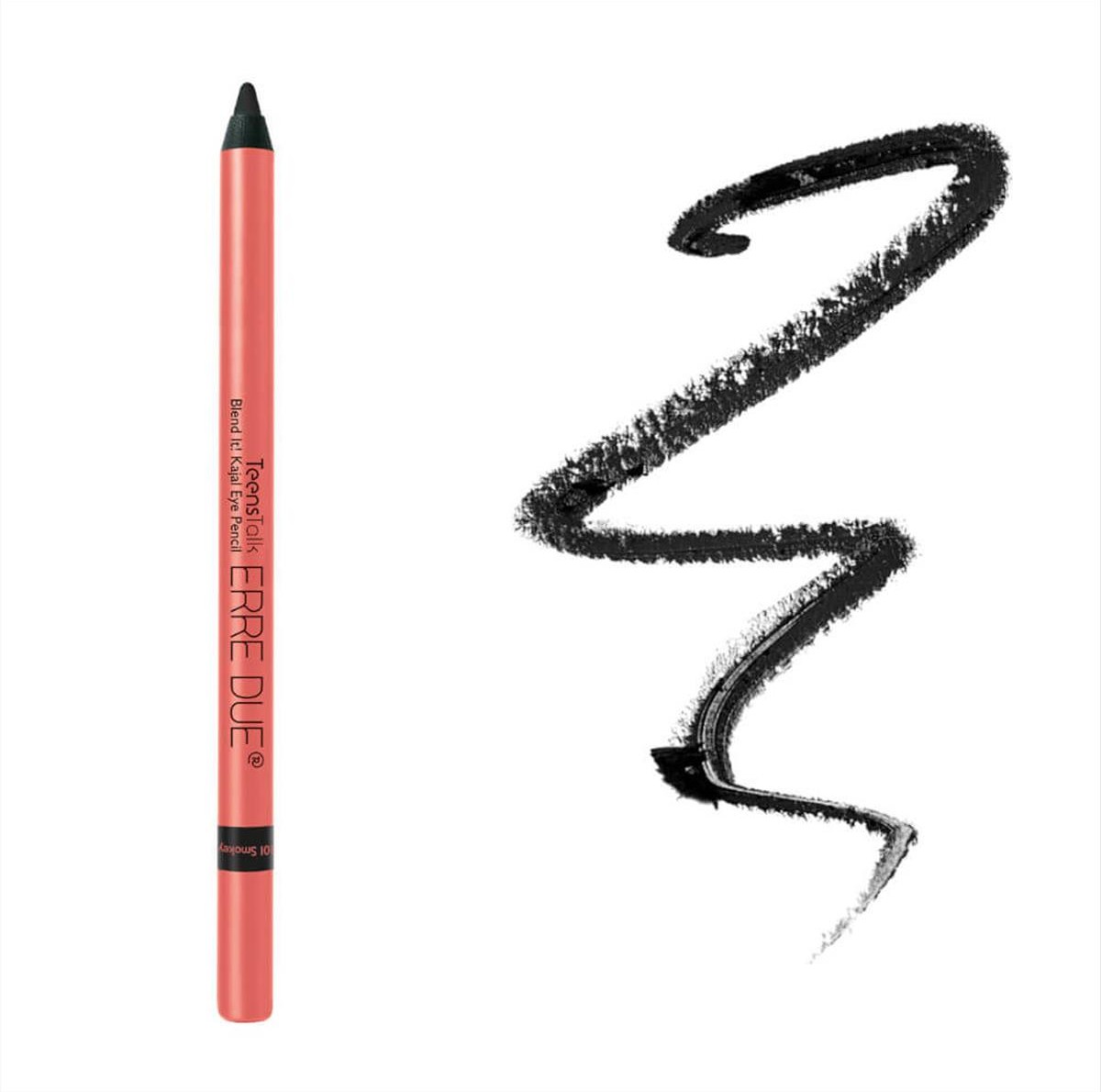 Erre Due Set Mascara Fiber Get The Volume & Pencil Blend It Kajal Eye 101