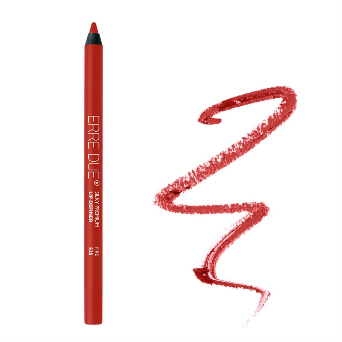 Erre Due Lip Pencil Silky Premium Definer 525 Fire 1.2g