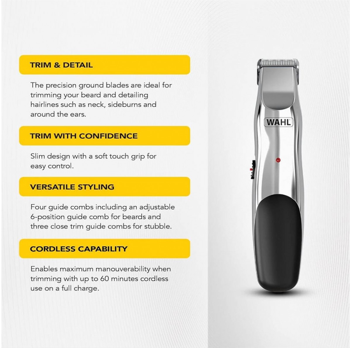 Wahl Groomsman Beard & Stubble Cordless Trimmer