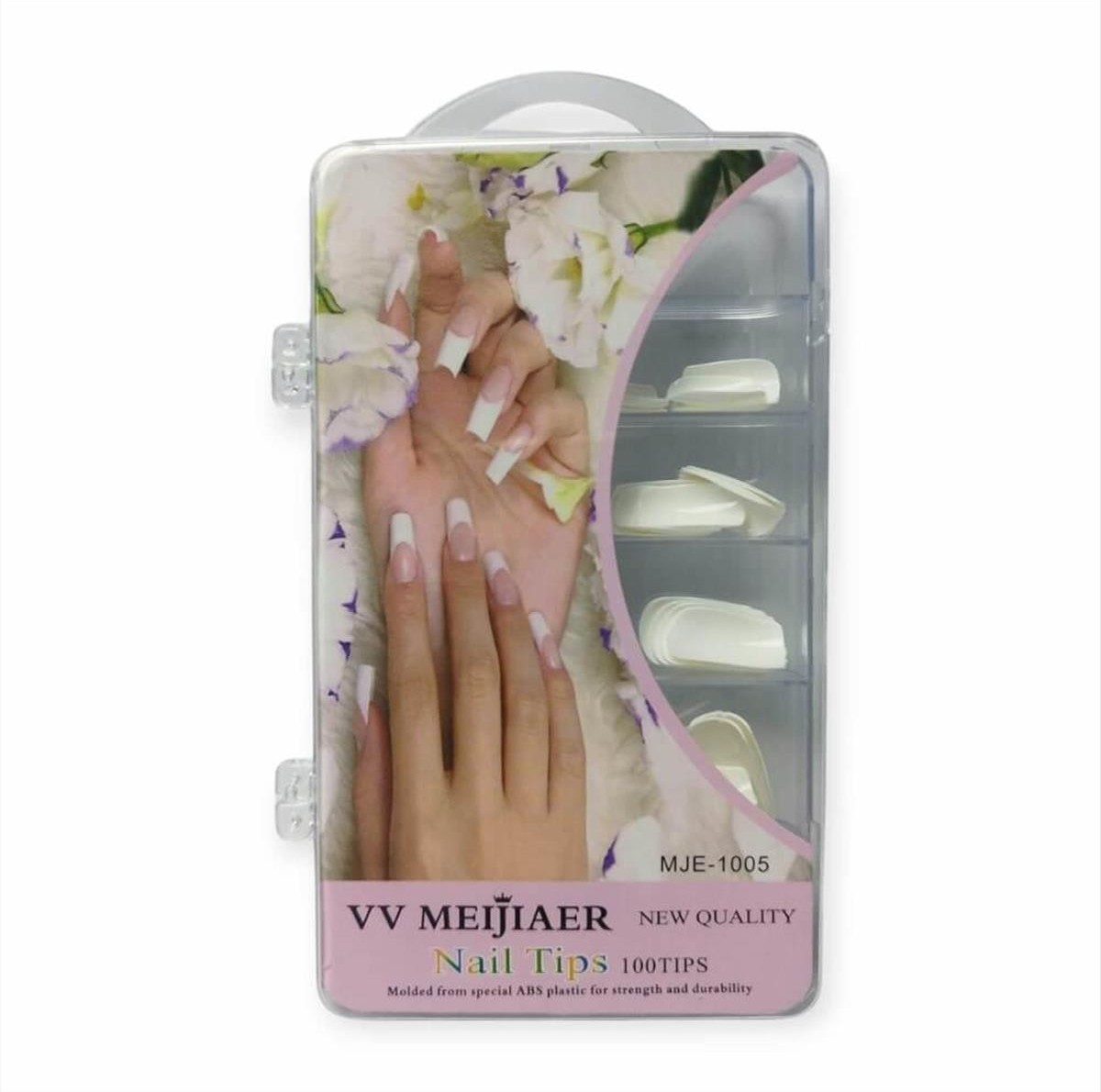 Nails Casket Natural (without notch) 100 pcs.