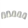 Nails Case Transparent (natural) Short Without Notch 100 pcs