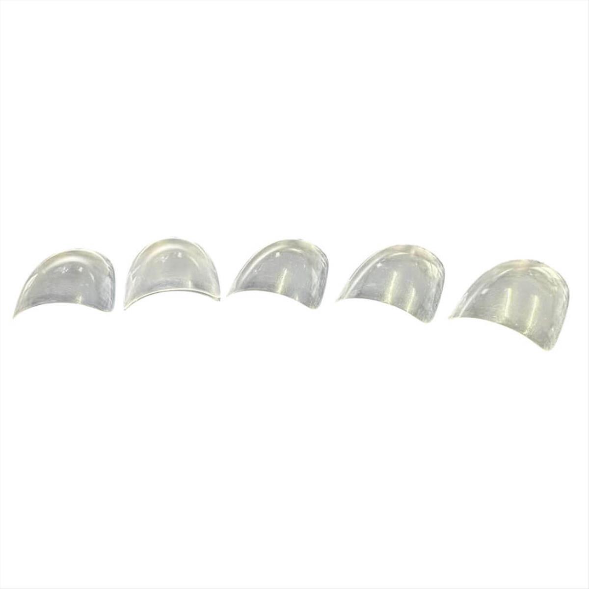 Nails Case Transparent (natural) Short Without Notch 100 pcs